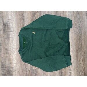 Baby Gap Green Bear Logo Crew Neck Pullover Sweatshirt Boy 5t Long Sleeve Cotton